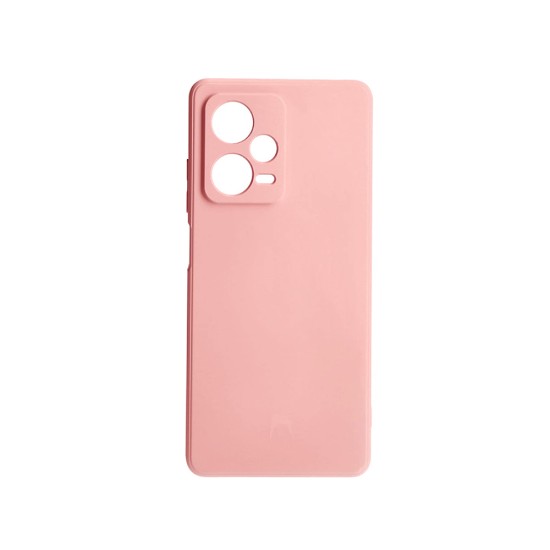 Silicone Case with Camera Shield for Xiaomi Redmi Note 12 Pro Pink